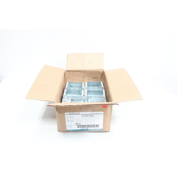Abb Galvanized Steel Tile Wall Covers Conduit Outlet Bodies And Box, 52C5011225 52C5011/2-25